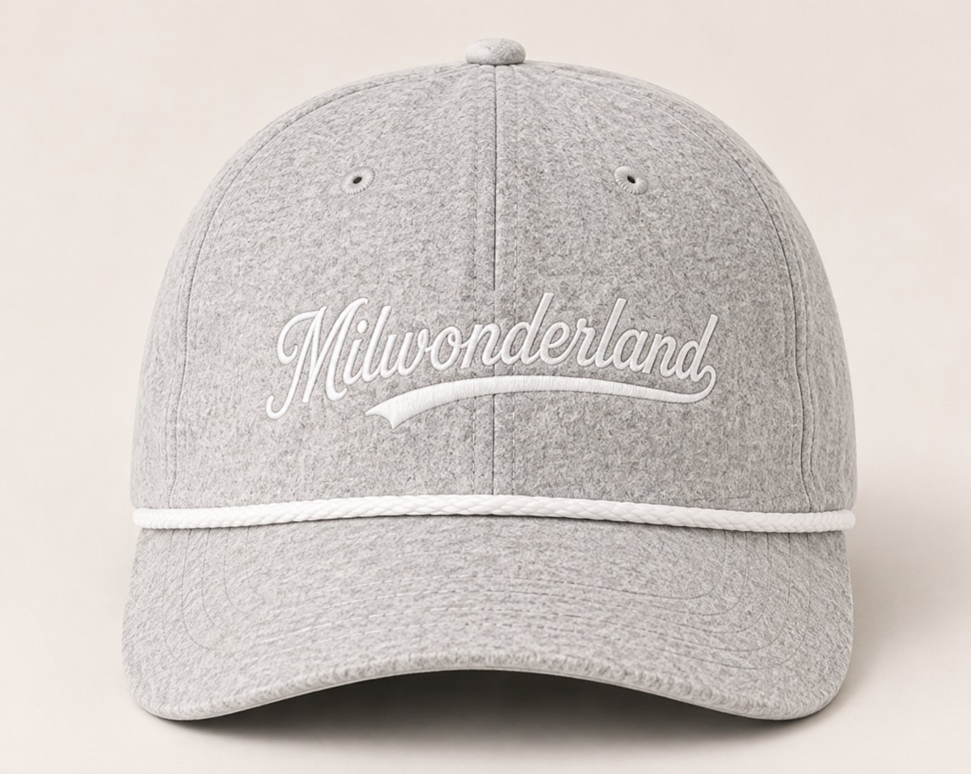 Grey cap front